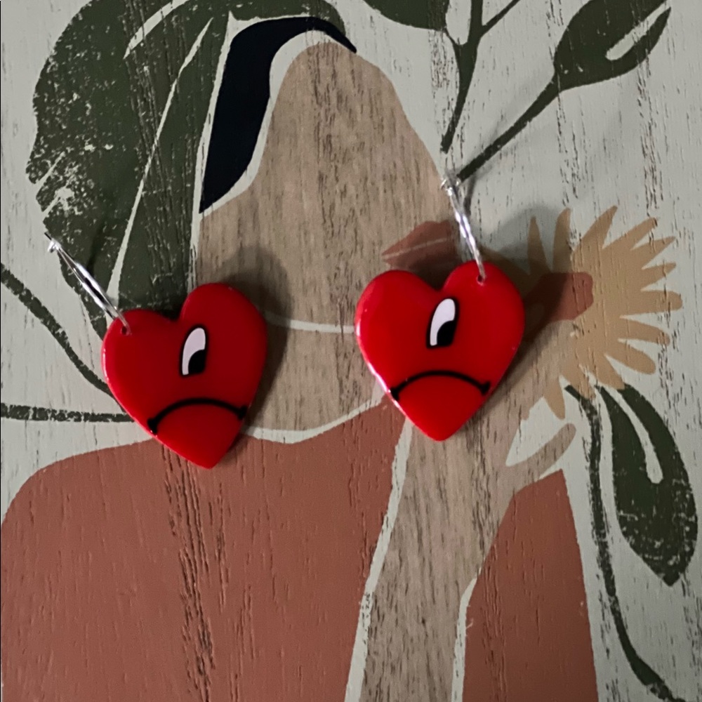 Bad Bunny/ Verano sin ti Inspiration Clay earrings